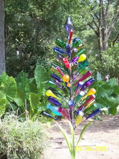 9. Colorful Glass Tree