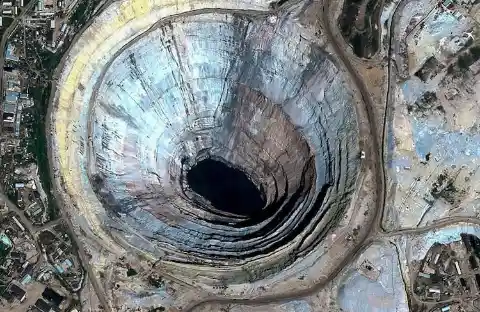 Top View Of Russia’s Diamond Mine