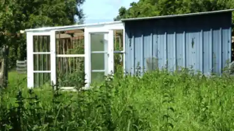 A Veranda-Style Greenhouse Using Recycled Materials