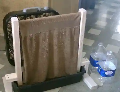 Wet A Towel To Enhance Air Conditioner Power