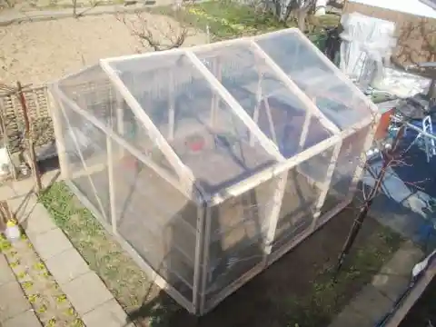 Cling Film Greenhouse