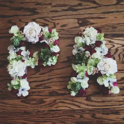 1. Flower Initials