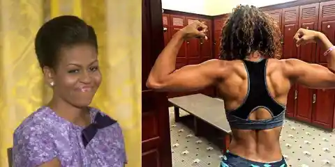 Michelle Obama Tones Her Body With Weight Training